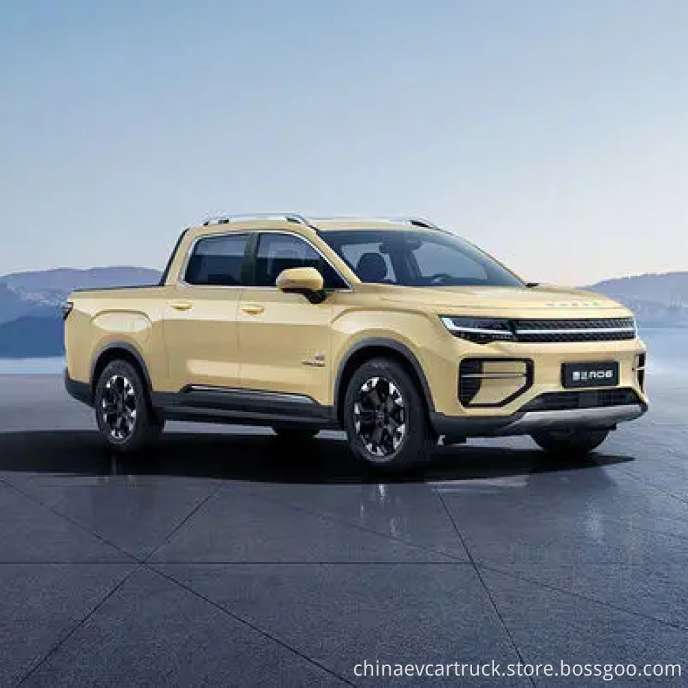 Geely Auto EV Car 400Km Pure Battery Range Geely Radar RD6 Electric Pickup Truck